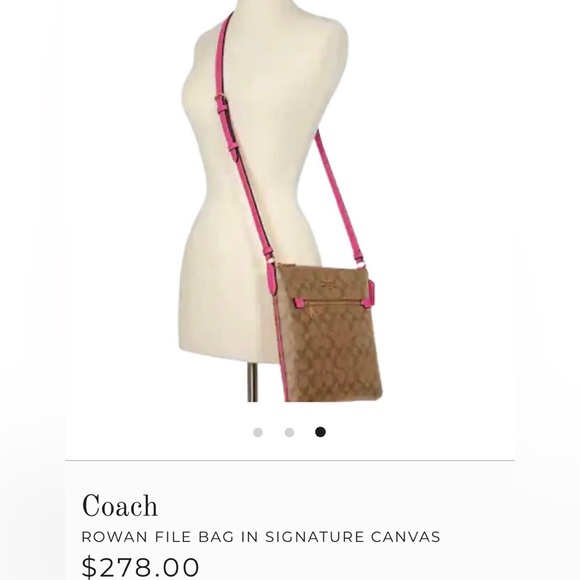 COACH Rowan File Signature Bag - Picture 4 of 5